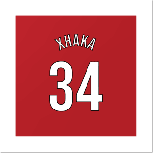 Xhaka 34 Home Kit - 22/23 Season Posters and Art